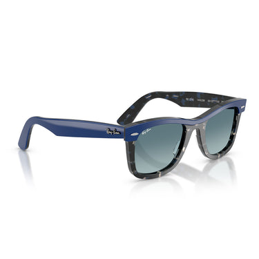 Ray-Ban Okulary Przeciwsłoneczne RB2240 14453M Wayfarer Niebieskie Na Brązowym Niebieskim Gradient Unisex 3