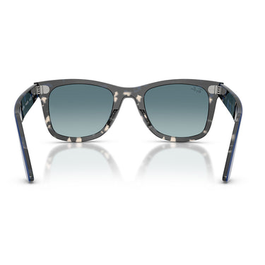 Ray-Ban Okulary Przeciwsłoneczne RB2240 14453M Wayfarer Niebieskie Na Brązowym Niebieski Gradient Unisex 5