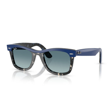 Ray-Ban Okulary Przeciwsłoneczne RB2240 14453M Wayfarer Niebieskie Na Brązowym Niebieski Gradient Unisex 2