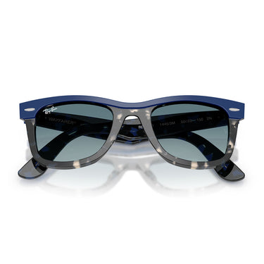Ray-Ban Okulary Przeciwsłoneczne RB2240 14453M Wayfarer Niebieskie Na Brązowym Niebieskim Gradient Unisex 6