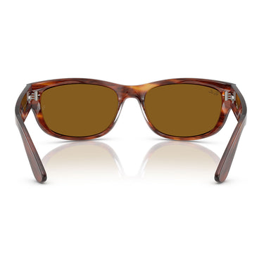 Ray-Ban Occhiali da Sole RB2289 954 33 Mega Balorama Marrone Striato Marrone B-15 Unisex 4