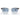 Ray-Ban Occhiali da Sole RB2298 13553F Hawkeye Grigio/Azzurro Unisex