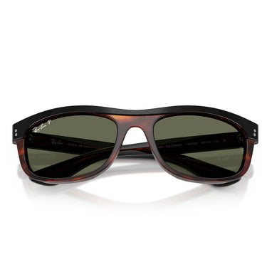 Ray-Ban Occhiali da Sole RB2489 144058 Balorama Nero su Marrone/Verde Unisex Polarizzati 6