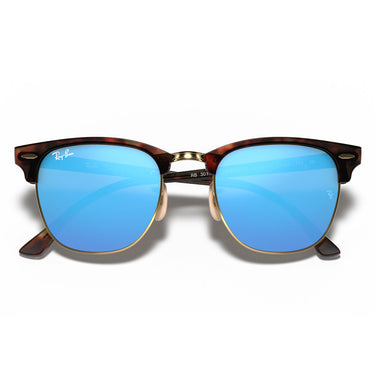 Ray-Ban Gafas de Sol RB3016 114517 Clubmaster Havana/Azul Espejado Unisex 5