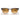 Ray-Ban Occhiali da Sole RB3016 125651 Clubmaster Marrone Blu/Marrone Chiaro Sfumato Unisex