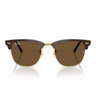 Ray-Ban Occhiali da Sole RB3016 687853 Clubmaster Marrone Oro/Marrone Scuro Unisex
