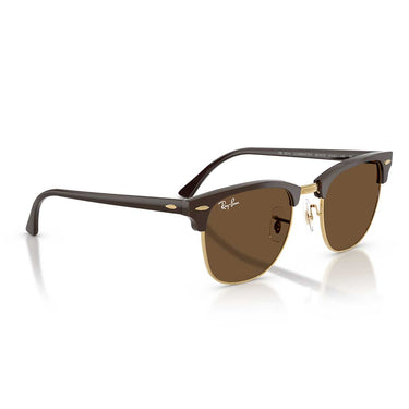 Ray-Ban Occhiali da Sole RB3016 687853 Clubmaster Marrone Oro/Marrone Scuro Unisex 5