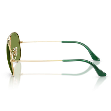 Ray-Ban Okulary Przeciwsłoneczne RB3025 001/4E Aviator Złoto Arista/Zielony Unisex 2