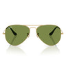 Ray-Ban Okulary Przeciwsłoneczne RB3025 001/4E Aviator Złoto Arista/Zielony Unisex