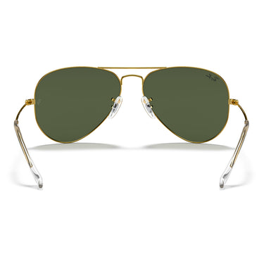 Ray-Ban Okulary Przeciwsłoneczne RB3025 001 Aviator Złoto-Zielone G-15 Unisex 3