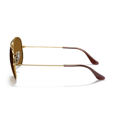 Ray-Ban Okulary Przeciwsłoneczne RB3025 001/57 Aviator Gradient Złoto/Brąz Unisex Polaryzowane 3