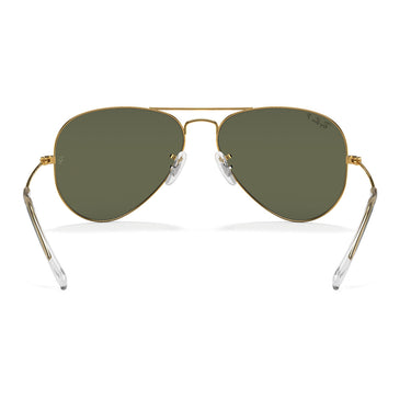 Ray-Ban Okulary Przeciwsłoneczne RB3025 001/58 Aviator Gradient Złoto/Zielony G-15 Unisex Polaryzowane 4