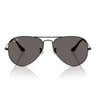 Ray-Ban Occhiali da Sole RB3025 002/B1 Aviator Nero/Grigio Scuro Unisex