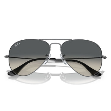Ray-Ban Okulary Przeciwsłoneczne RB3025 004/71 Aviator Gradient Gunmetal/Grigio Sfumato Unisex 5