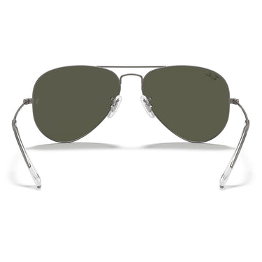 Ray-Ban Okulary Przeciwsłoneczne RB3025 029/30 Aviator Gunmetal Matowy/Jasnozielone Szare Lustro Unisex 3