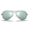Ray-Ban Okulary Przeciwsłoneczne RB3025 029/30 Aviator Gunmetal Matowy/Jasnozielone Szare Lustro Unisex