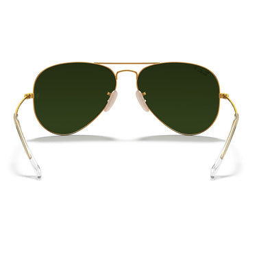 Ray-Ban Okulary Przeciwsłoneczne RB3025 112/4L Aviator Złoto/Niebieskie Unisex Polaryzowane 4
