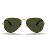Ray-Ban Okulary Przeciwsłoneczne RB3025 181 Aviator Gradient Złoto/Zielony G-15 Unisex