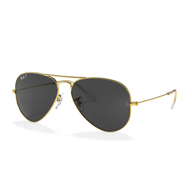 Ray-Ban Okulary Przeciwsłoneczne RB3025 919648 Aviator Gradient Złoty/Czarny Unisex Polaryzowane