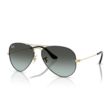 Ray-Ban Okulary Przeciwsłoneczne RB3025 9271GK Aviator Gradient Czarny/Niebieski Cieniowany Unisex