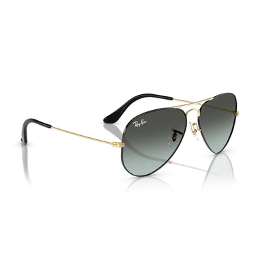 Ray-Ban Okulary Przeciwsłoneczne RB3025 9271GK Aviator Gradient Czarny/Niebieski Cieniowany Unisex