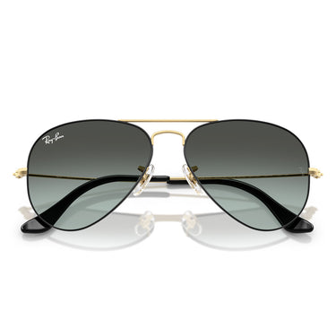 Ray-Ban Okulary Przeciwsłoneczne RB3025 9271GK Aviator Gradient Czarny/Niebieski Cieniowany Unisex