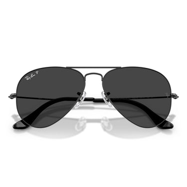 Ray-Ban Occhiali da Sole RB3025 928648 Aviator Nero/Nero Unisex Polarizzati 5