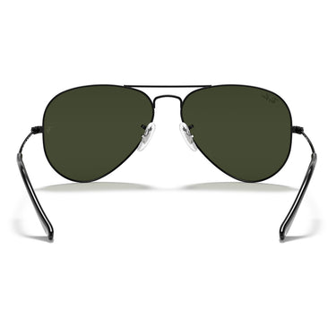 Ray-Ban Okulary Przeciwsłoneczne RB3025 L2823 Aviator Czarny-Zielony G-15 Unisex 4