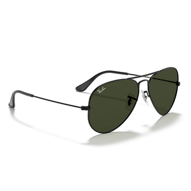 Ray-Ban Okulary Przeciwsłoneczne RB3025 L2823 Aviator Czarny-Zielony G-15 Unisex 6