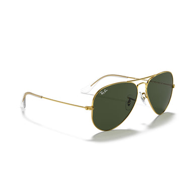 Ray-Ban Okulary Przeciwsłoneczne RB3025 W3234 Aviator Złoty/Zielony G-15 Unisex
