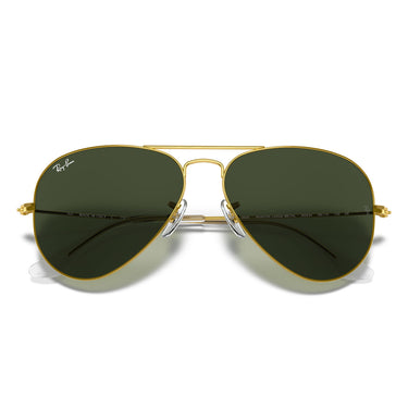 Ray-Ban Okulary Przeciwsłoneczne RB3025 W3234 Aviator Złoty/Zielony G-15 Unisex