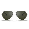 Ray-Ban Okulary Przeciwsłoneczne RB3025 W3277 Aviator Gradient Srebrny/Szary Unisex