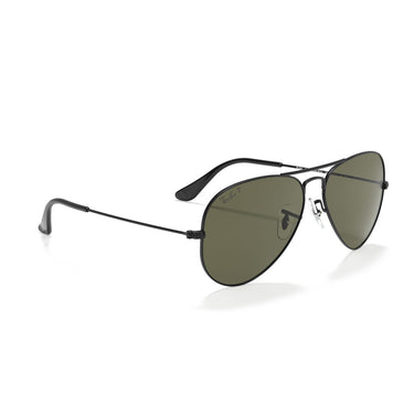Ray-Ban Okulary Przeciwsłoneczne RB3025 W3361 Aviator Gradient Czarny/Zielony G-15 Unisex Polaryzowane 5