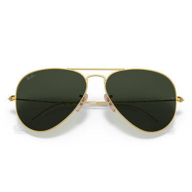 Ray-Ban Okulary Przeciwsłoneczne RB3025 W3400 Aviator Large Metal Złoto Arista/Zielony G-15 Unisex 5