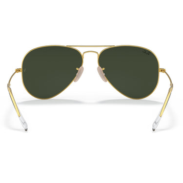 Ray-Ban Okulary Przeciwsłoneczne RB3025 W3400 Aviator Large Metal Złoto Arista/Zielony G-15 Unisex 3