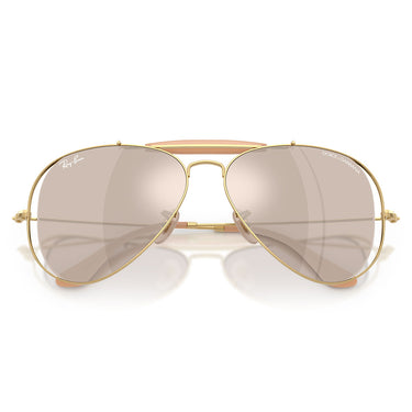 Ray-Ban Occhiali da Sole RB3029M 001 0V x Dolce & Gabbana The Outdoorsman Oro Arista Trasparente Specchiato Oro Bianco Unisex  5