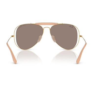 Ray-Ban Occhiali da Sole RB3029M 001 0V x Dolce & Gabbana The Outdoorsman Oro Arista Trasparente Specchiato Oro Bianco Unisex  4