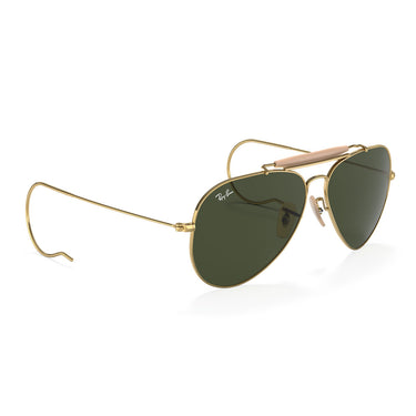 Ray-Ban Okulary Przeciwsłoneczne RB3030 L0216 Outdoorsman I Złoty/Zielony G-15 Unisex