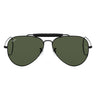 Ray-Ban Okulary Przeciwsłoneczne RB3030 L9500 Outdoorsman I Czarny/Zielony G-15 Unisex