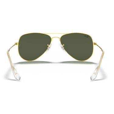 Ray-Ban Okulary Przeciwsłoneczne RB3044 L0207 Aviator Small Metal Złoty/Zielony G-15 Unisex