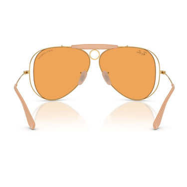Ray-Ban Occhiali da Sole RB3138M 001 7 x Dolce & Gabbana The Shooter Oro Arista Arancione Unisex  4