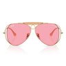 Ray-Ban Occhiali da Sole RB3138M 001 84 x Dolce & Gabbana The Shooter Oro Arista Rosa Unisex 