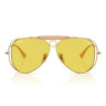 Ray-Ban Occhiali da Sole RB3138M 001 85 x Dolce & Gabbana The Shooter Oro Arista Giallo Unisex 
