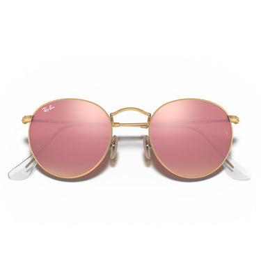 Ray-Ban Gafas de Sol RB3447 112 Z2 Round Metal Oro Marrón Unisex 5