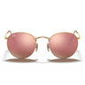 Ray-Ban Gafas de Sol RB3447 112 Z2 Redondo Metal Oro Marrón Unisex