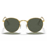 Ray-Ban Occhiali da Sole RB3447 919631 Round Metal Oro/Verde G-15 Unisex