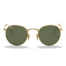 Ray-Ban Gafas de Sol RB3447N 001 Redondas Metal Oro/Verde G-15 Unisex