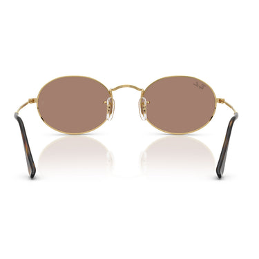 Ray-Ban Sonnenbrille RB3547 001/1A Oval Gold/Lila Unisex 4