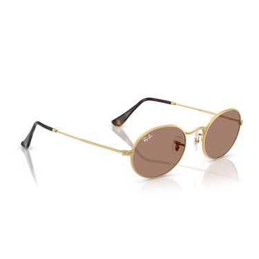 Ray-Ban Sonnenbrille RB3547 001/1A Oval Gold/Lila Unisex 5