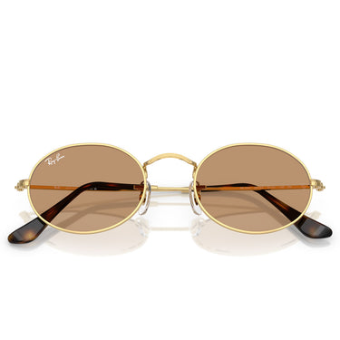Ray-Ban Sonnenbrille RB3547 001/53 Oval Gold/Braun Unisex 6